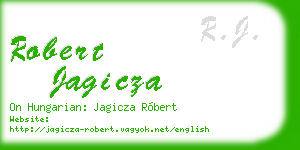 robert jagicza business card