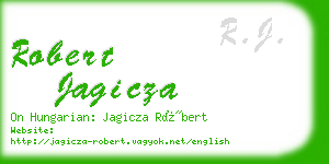 robert jagicza business card